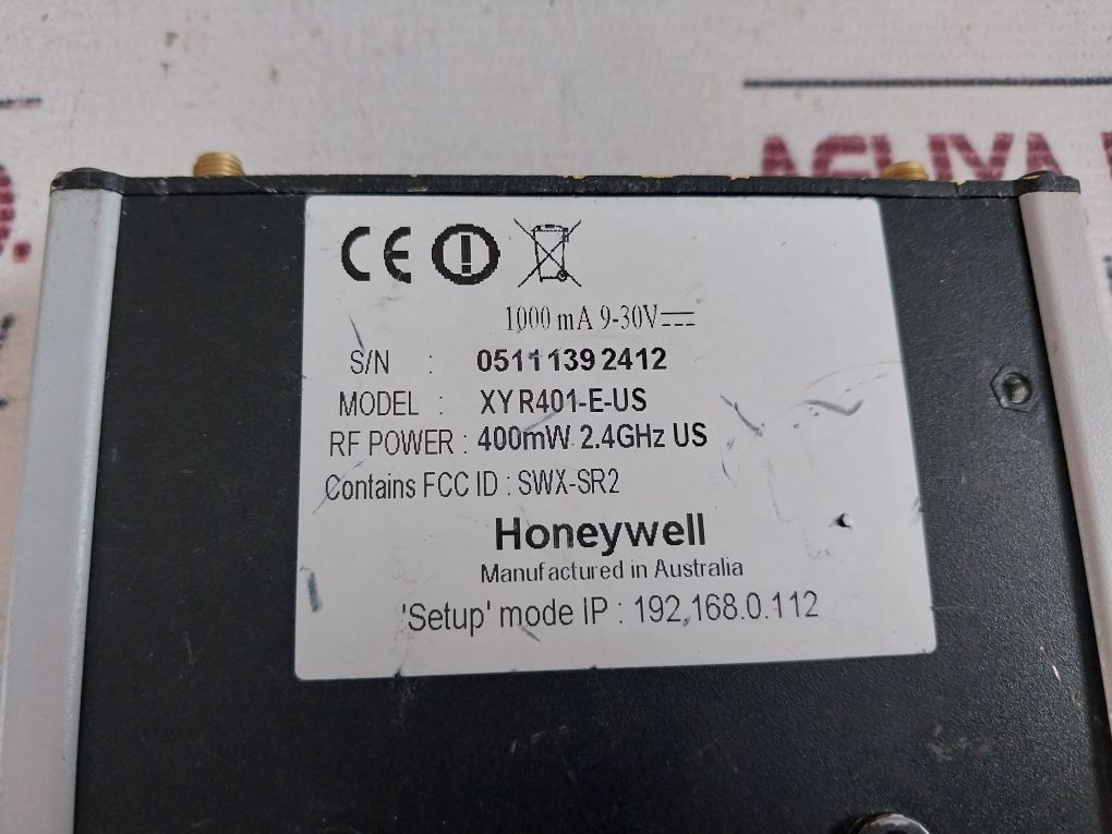 Honeywell Xyr401-e-us Wireless Ethernet