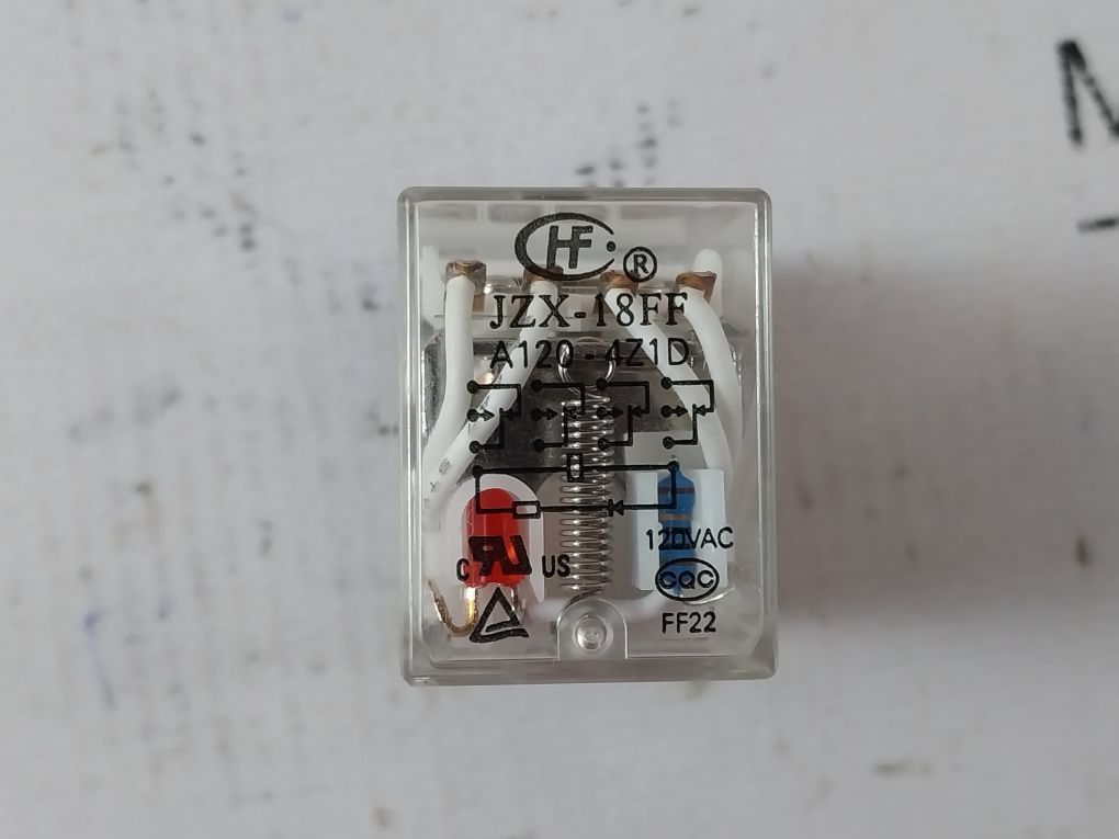 Lot Of 4X Hongfa Jzx-18Ff-a120-4Z1D Relay