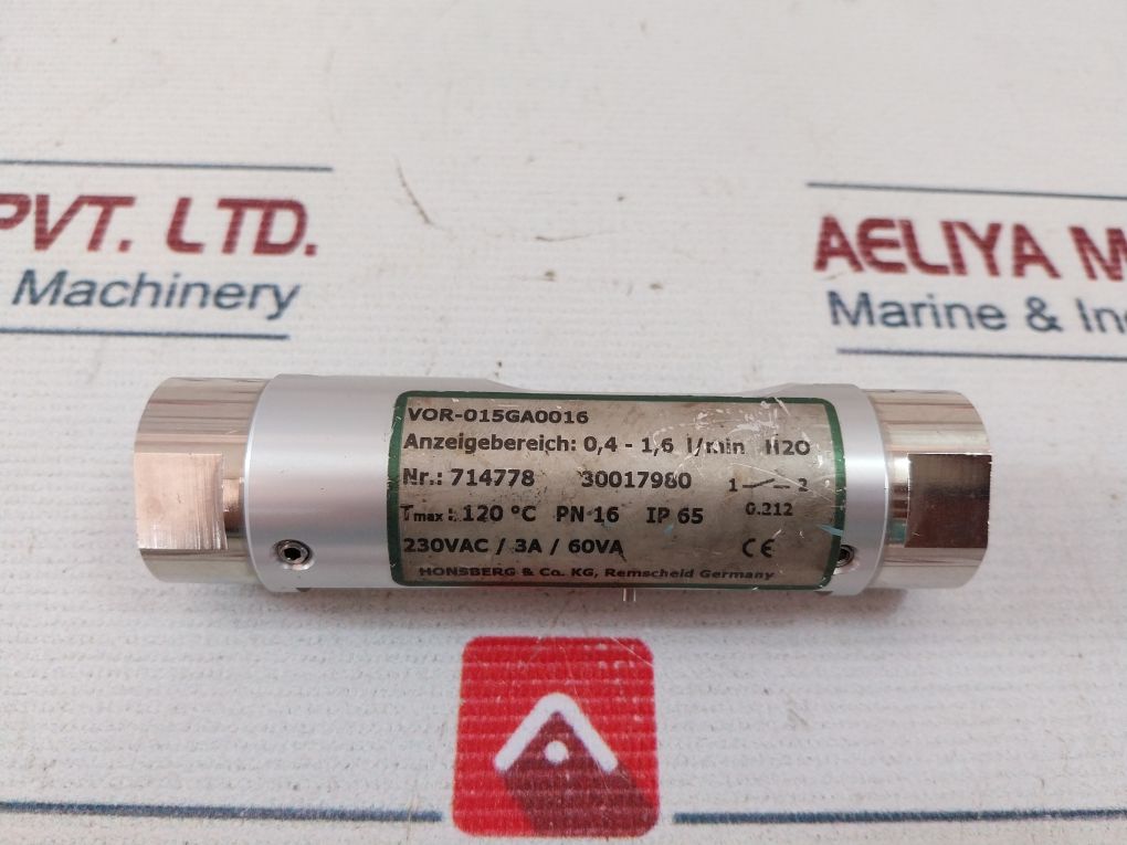Honsberg Vor-015Ga0016 Flow Indicator Ip 65