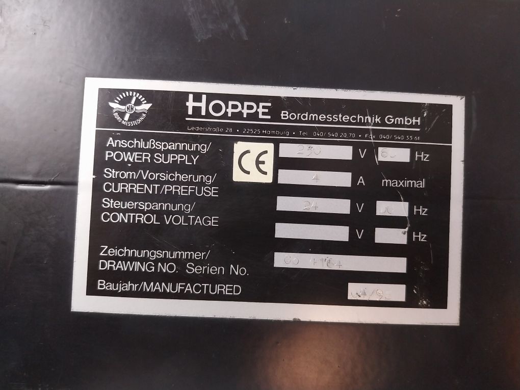 Hoppe-bmt Ah_Rp03B Draught Meter 230V