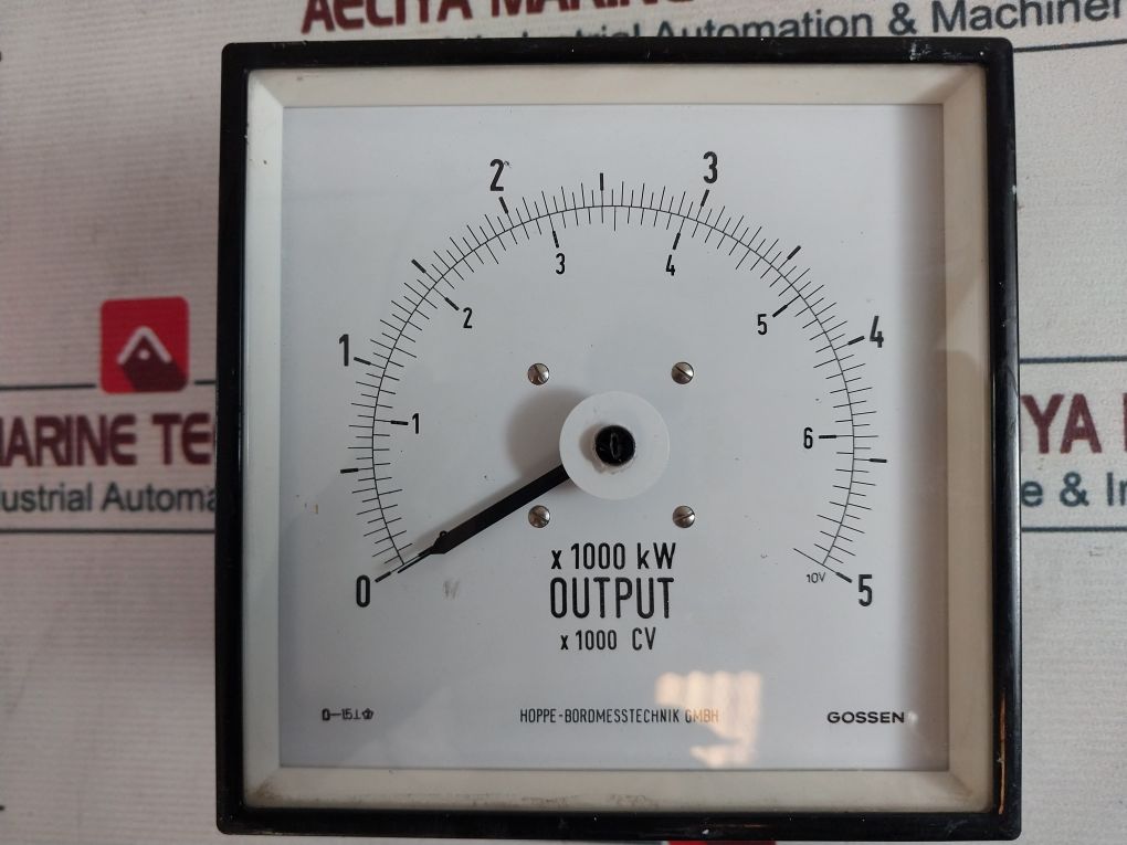 Hoppe-bordmesstechnik Meter 0-5 X 1000 Kw Output 