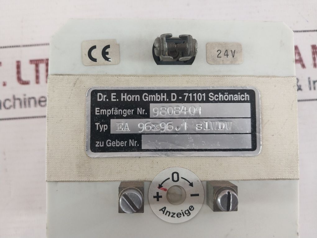 Dr. E. Horn Ea 96X96.1 Siwdw Tachometer
