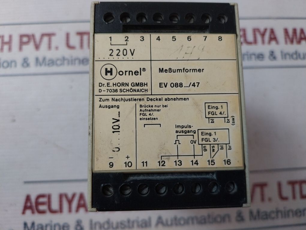 Hornel Ev 088…/47 Transmitter 220 V
