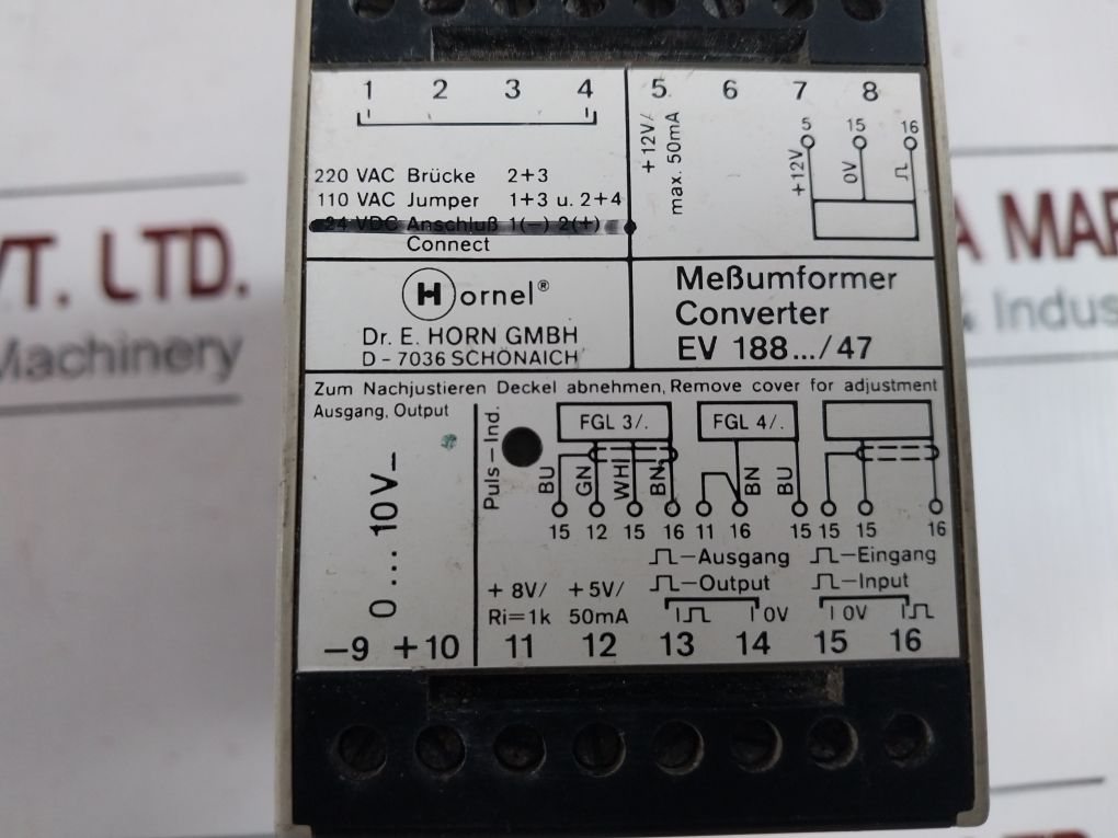 Hornel Ev 188601/47-5240-210 Converter