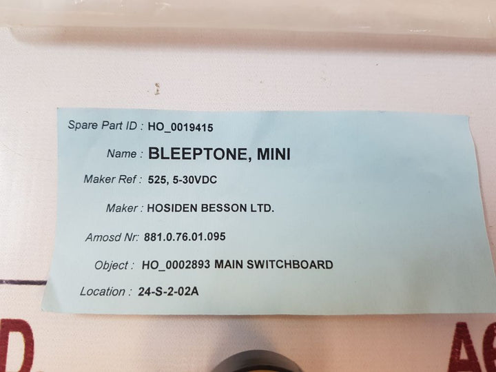 Hosiden Besson 525 Mini-bleeptone