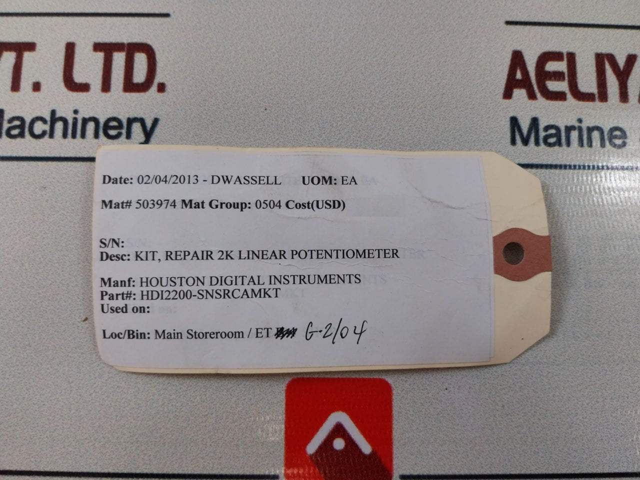 Houston Digital Instruments Hdi2200-snsrcamkt 2K Linear Potentiometer