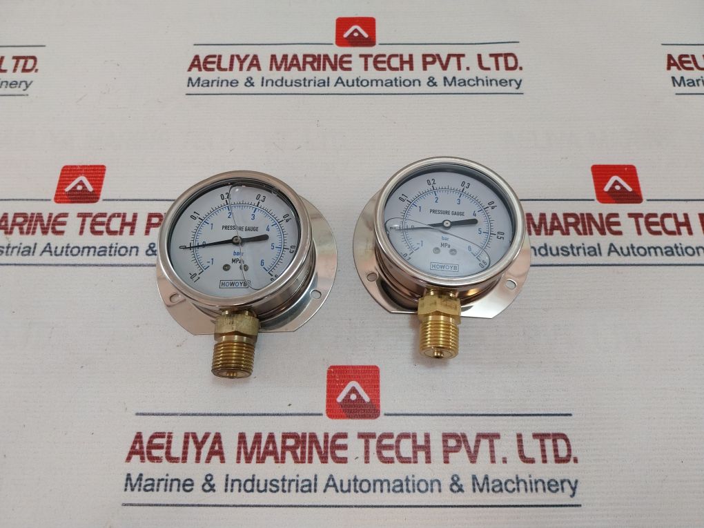Howoyb Yn75T G1/2 Pressure Gauge