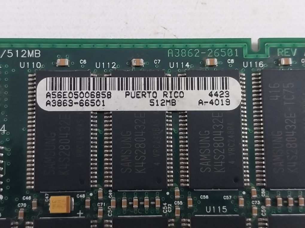 Hp A3863-66501 Memory Module A3862-26501