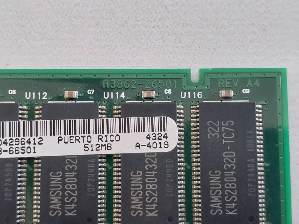 Hp A3863-66501 Memory Module A3862-26501