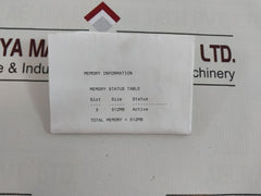 Hp A3863-66501 Memory Module A3862-26501