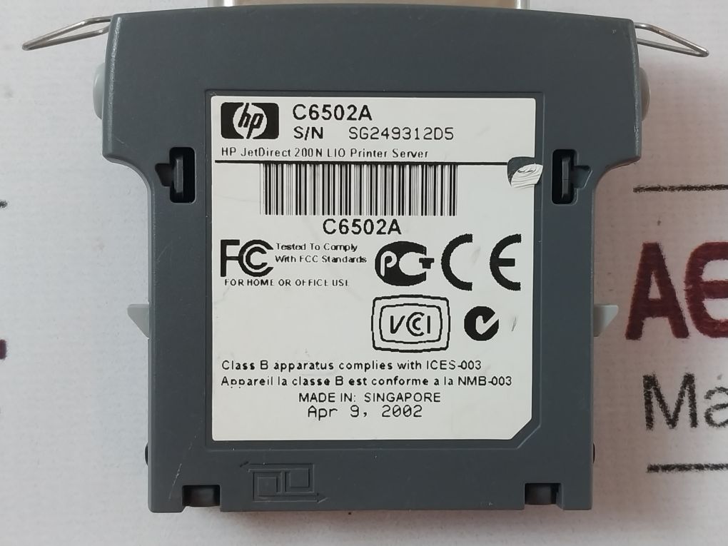 Hp C6502A Jetdirect 200N Lio Printer Server