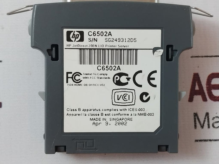 Hp C6502A Jetdirect 200N Lio Printer Server