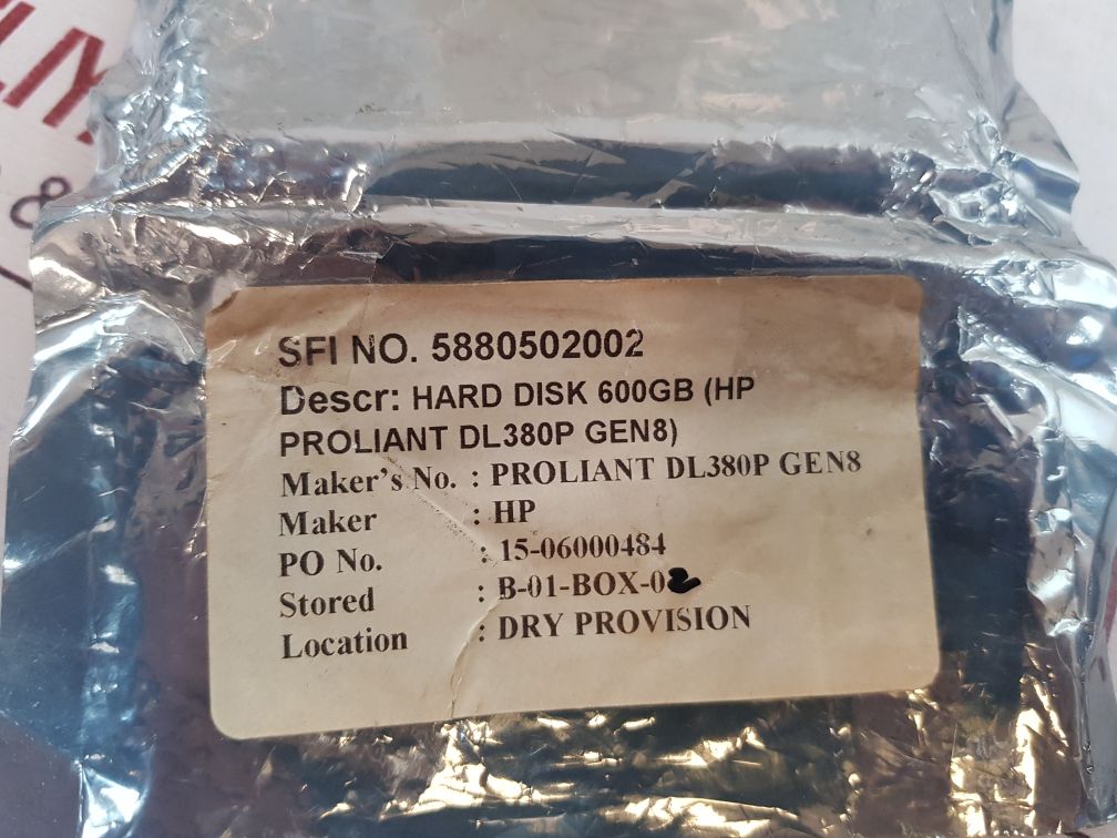 Hp Eg0600Fcspl Hard Drive 689287-003