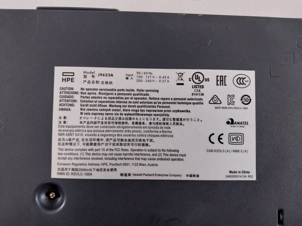 Hp J9623A Ethernet Switch 24 Port 2620-24