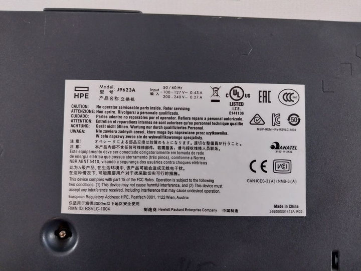 Hp J9623A Ethernet Switch 24 Port 2620-24