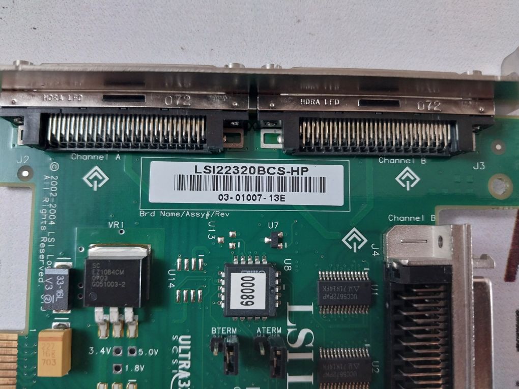 Lsi Logic Lsi22320Bcs-hp Ultra320 Dual Channel Scsi Adapter Module ...