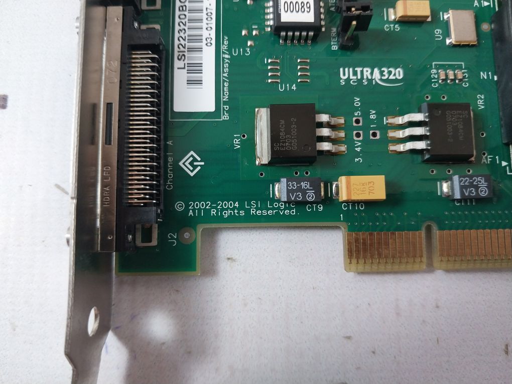 Lsi Logic Lsi22320Bcs-hp Ultra320 Dual Channel Scsi Adapter Module