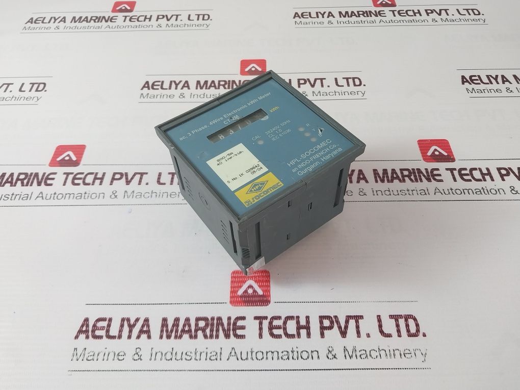 Hpl Socomec Ct-2M Electronic Kwh Meter 3 Phase