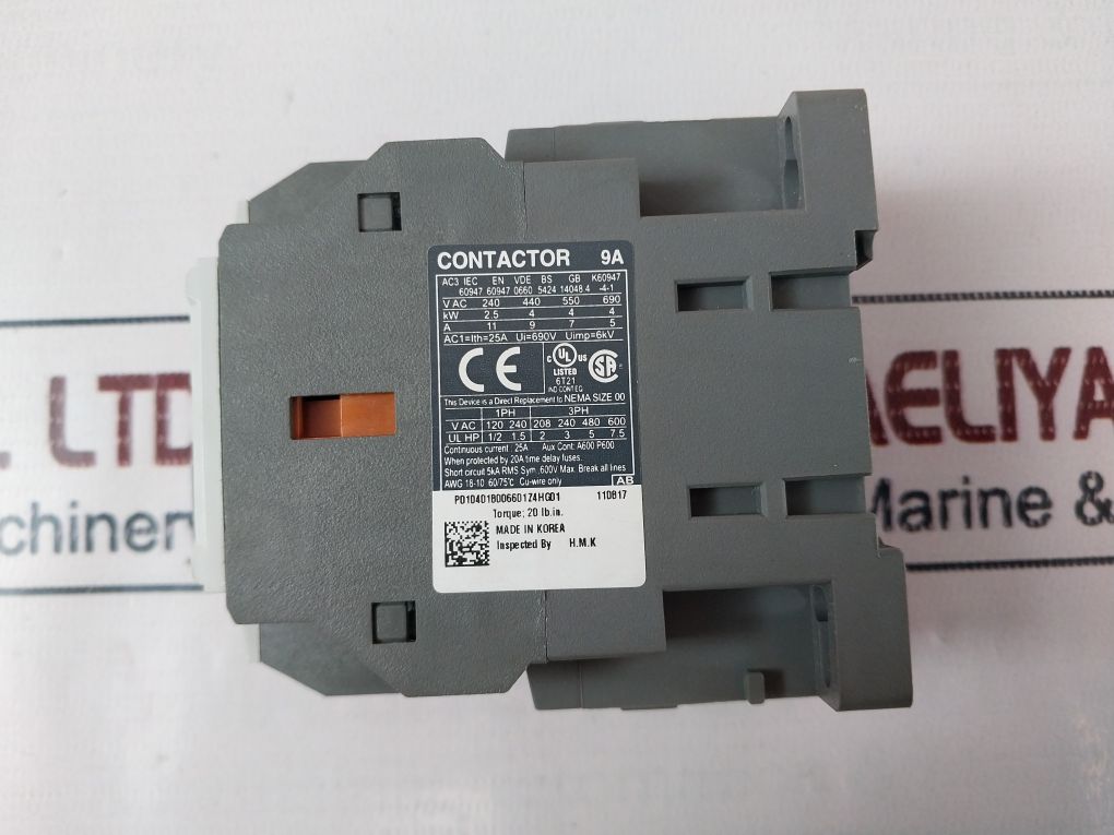 Hpl Ic-9B Magnetic 3 Pole Contactor