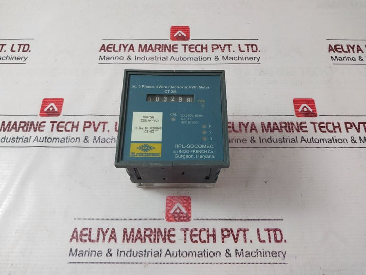 Hpl Socomec Ct-2M Electronic Kwh Meter 320Imp/Kwh