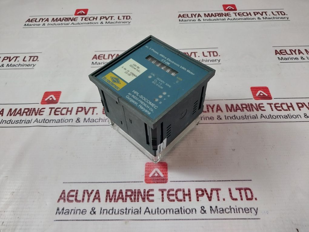 Hpl Socomec Ct-2M Electronic Kwh Meter 320Imp/Kwh
