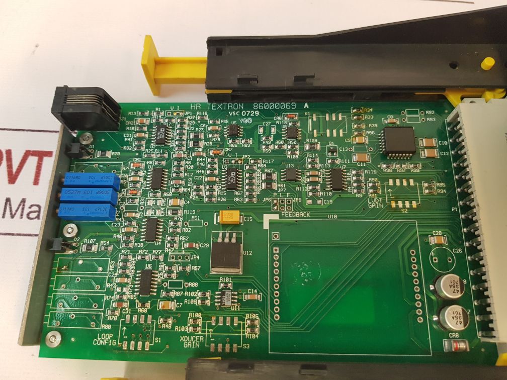 Hr Textron 86000109-103 Rev E Pcb Card With Murr Elektronik 63010