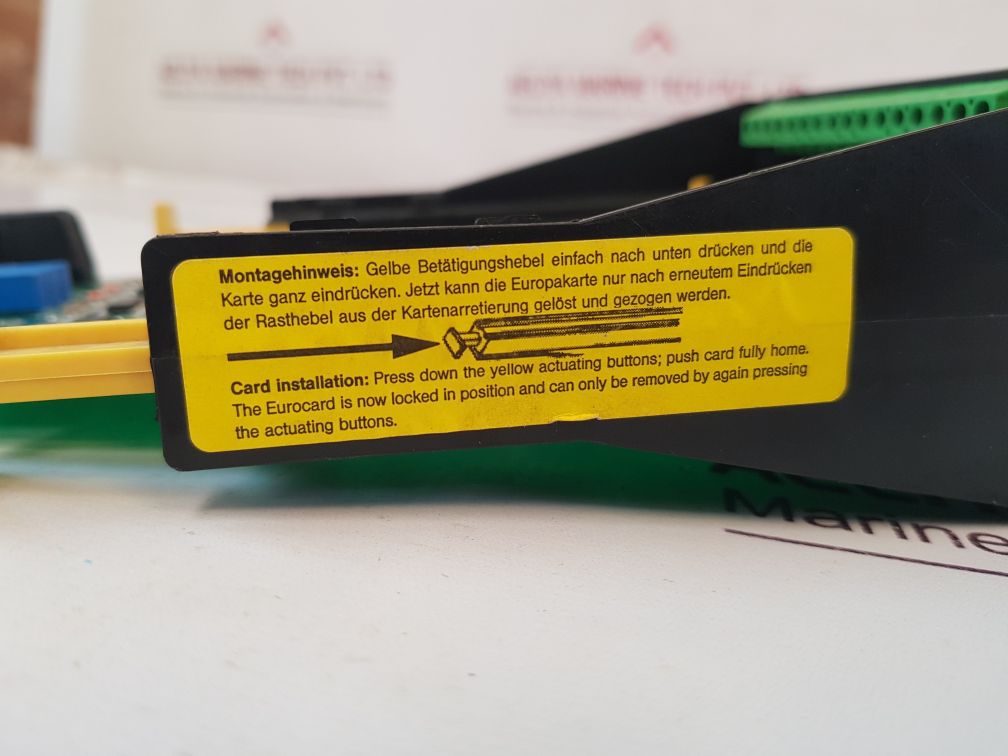 Hr Textron 86000109-103 Rev E Pcb Card With Murr Elektronik 63010