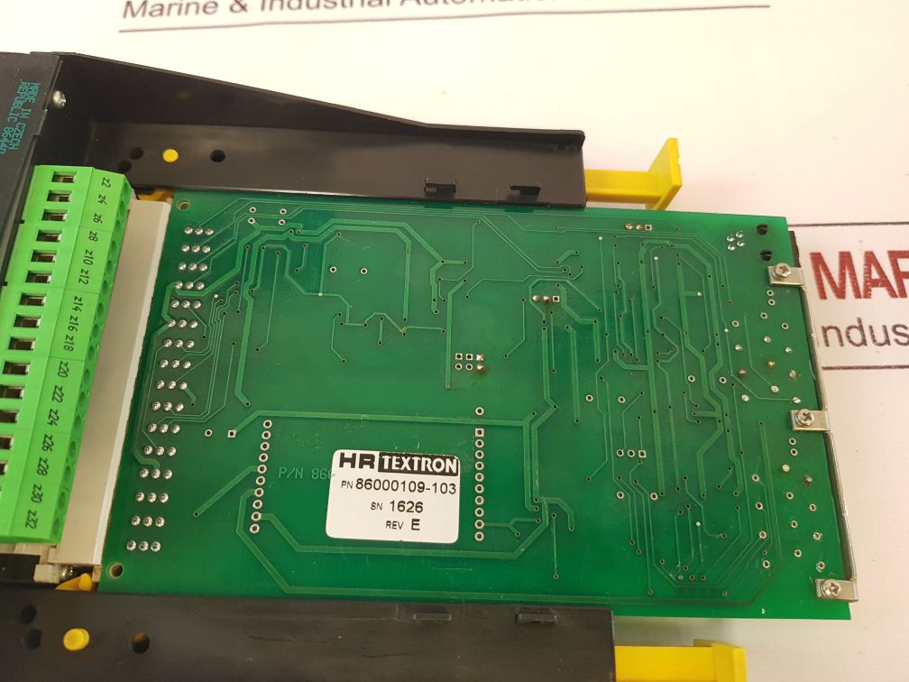 Hr Textron 86000109-103 Rev E Pcb Card With Murr Elektronik 63010