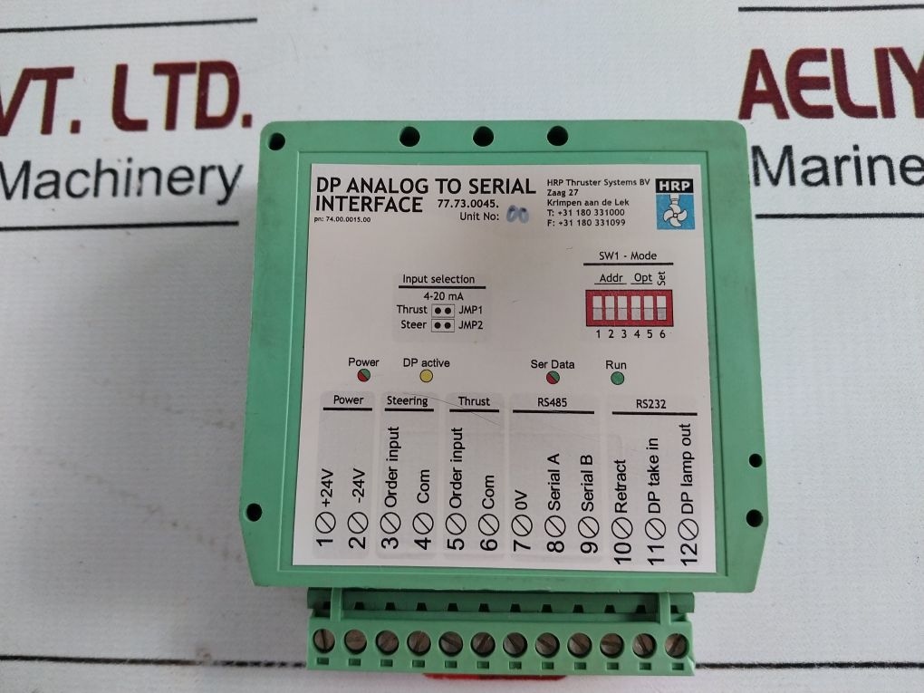 Hrp Thruster Systems 74.00.0015.00 Dp Analog To Serial Interface