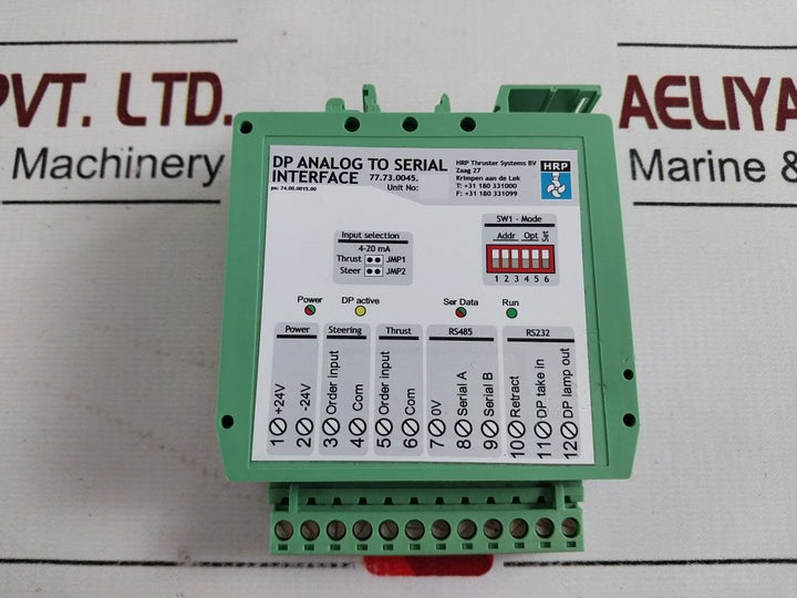 Hrp Thruster Systems 74.00.0015.00 Dp Analog To Serial Interface 24V