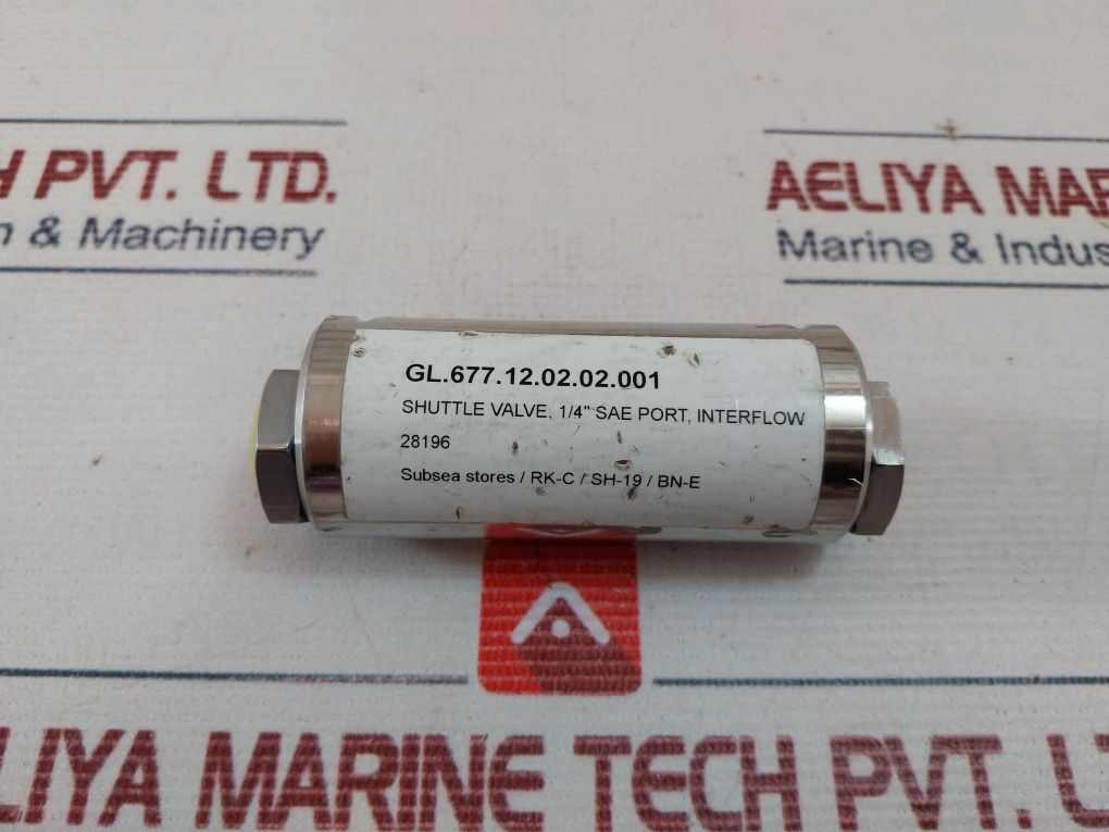 Ht-00365 Shuttle Valve 28196 Rev B