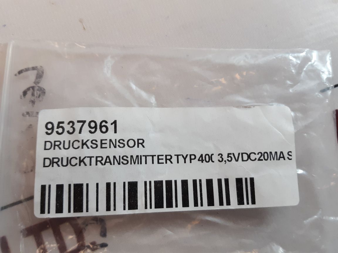 Huba Control 9537961 Pressure Sensor Switch