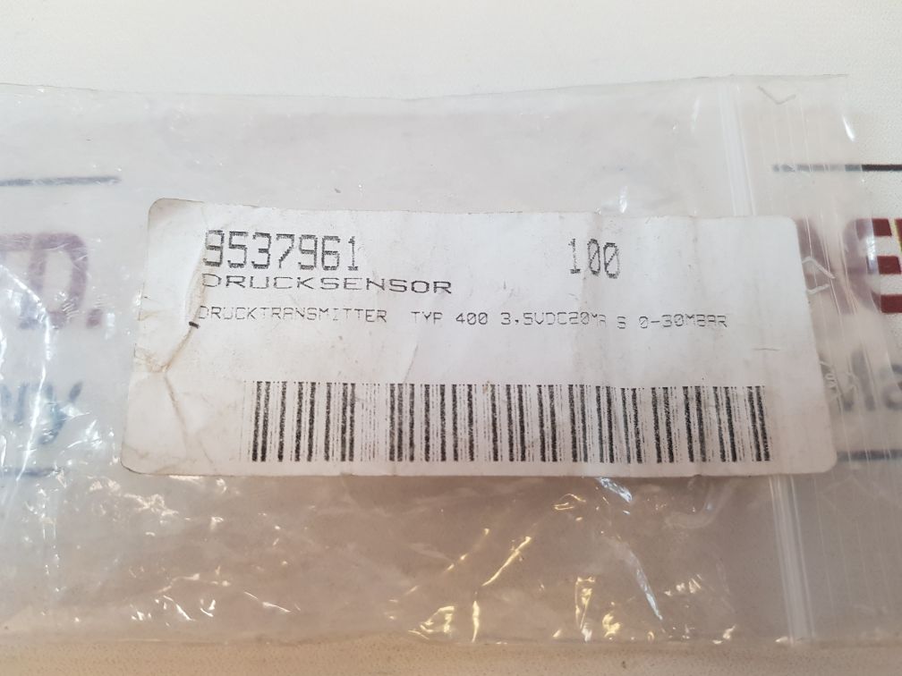 Huba Control 9537961 Pressure Sensor Switch 3.5 Vdc