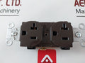 Lot Of 2x Hubbell Duplex Receptacle 20A 125V