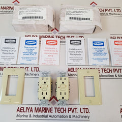 Hubbell Gf15Ila Connector Gfci Receptacle Class A,15A