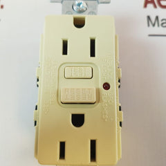 Hubbell Gf15Ila Connector Gfci Receptacle Class A,15A