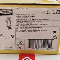 Hubbell Hbl1223 Toggle Wall Switch