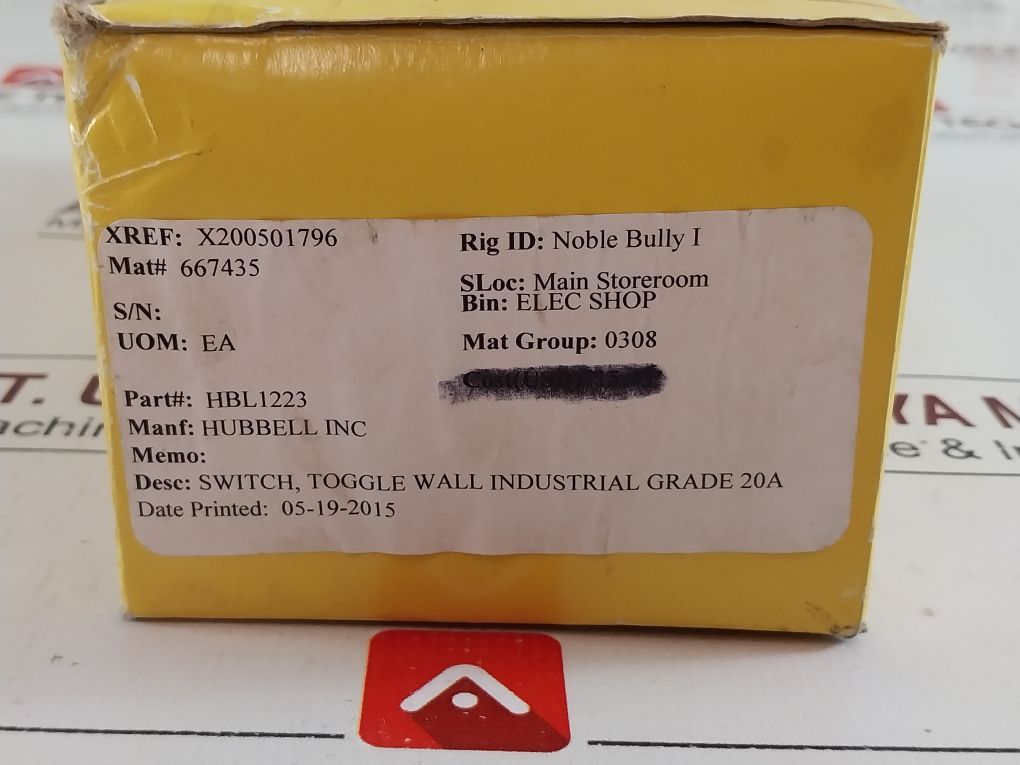 Hubbell Hbl1223 Toggle Wall Switch