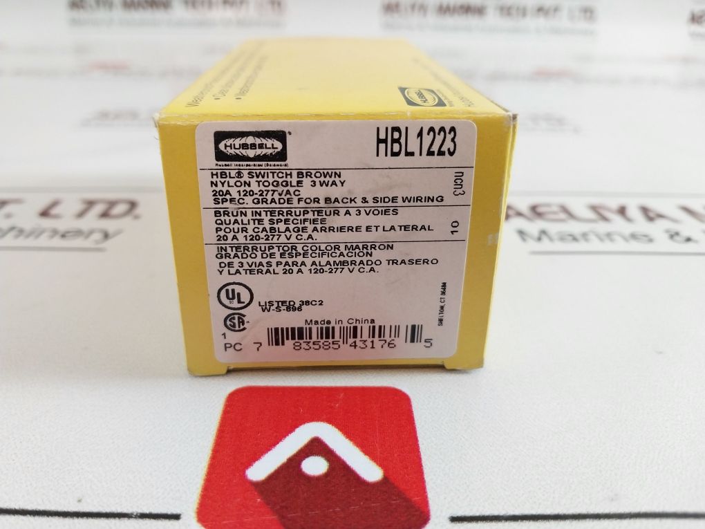 Hubbell Hbl1223 Toggle Wall Switch