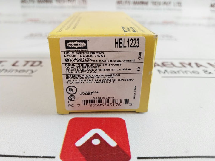Hubbell Hbl1223 Toggle Wall Switch