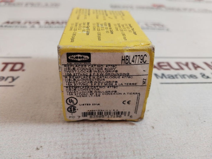 Hubbell Hbl4779C Twist Lock Connector