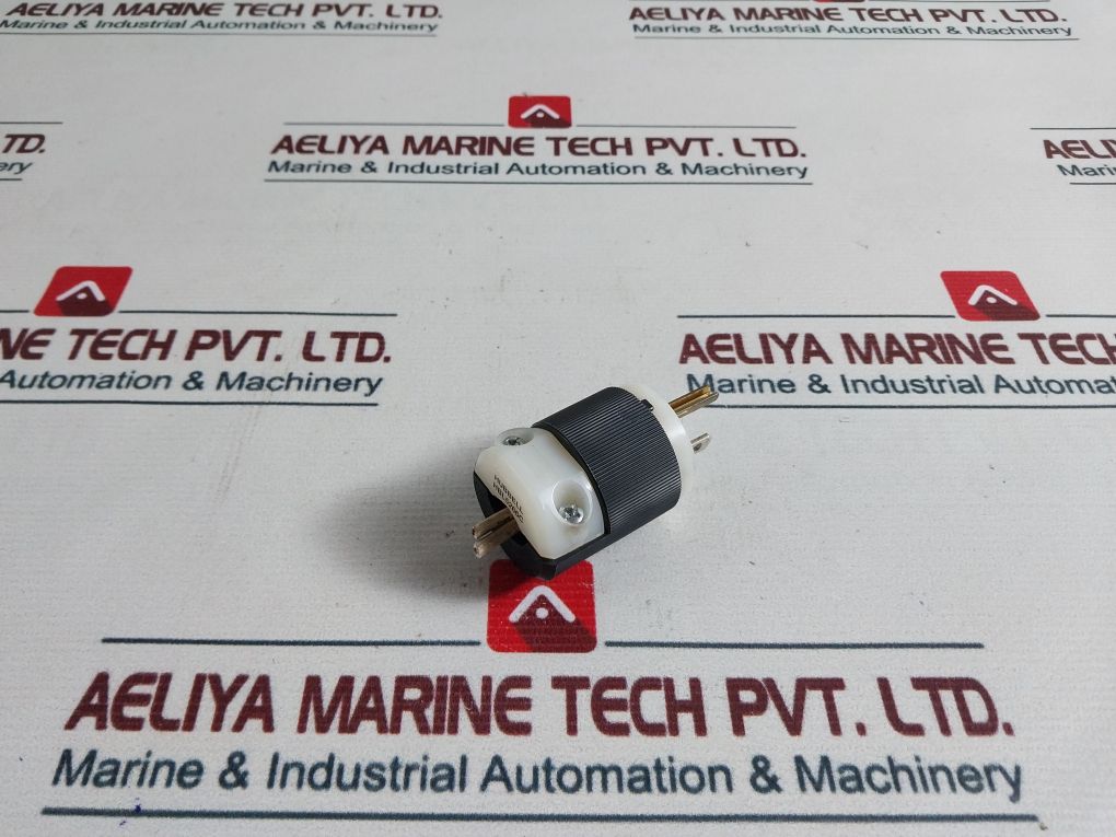 Lot Of 2X Hubbell Hbl5266C Straight Blade Plug 15A 125V