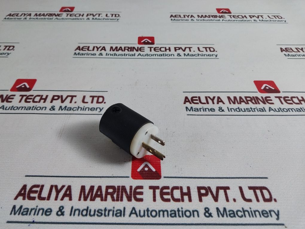 Lot Of 2X Hubbell Hbl5266C Straight Blade Plug 15A 125V