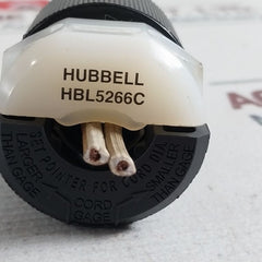 Lot Of 2X Hubbell Hbl5266C Straight Blade Plug 15A 125V