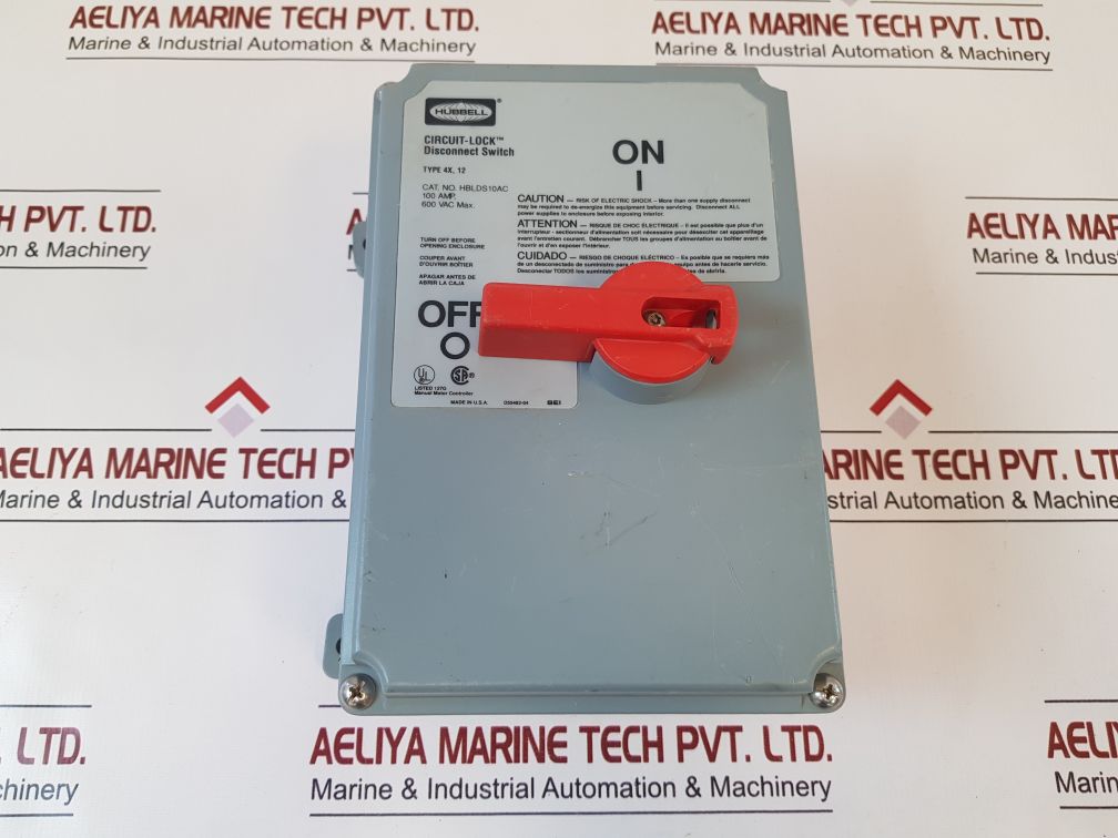 Hubbell Hblds10Ac Disconnect Switch