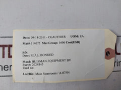 Lot Of 43X Huisman 2024845 Bonded Seal