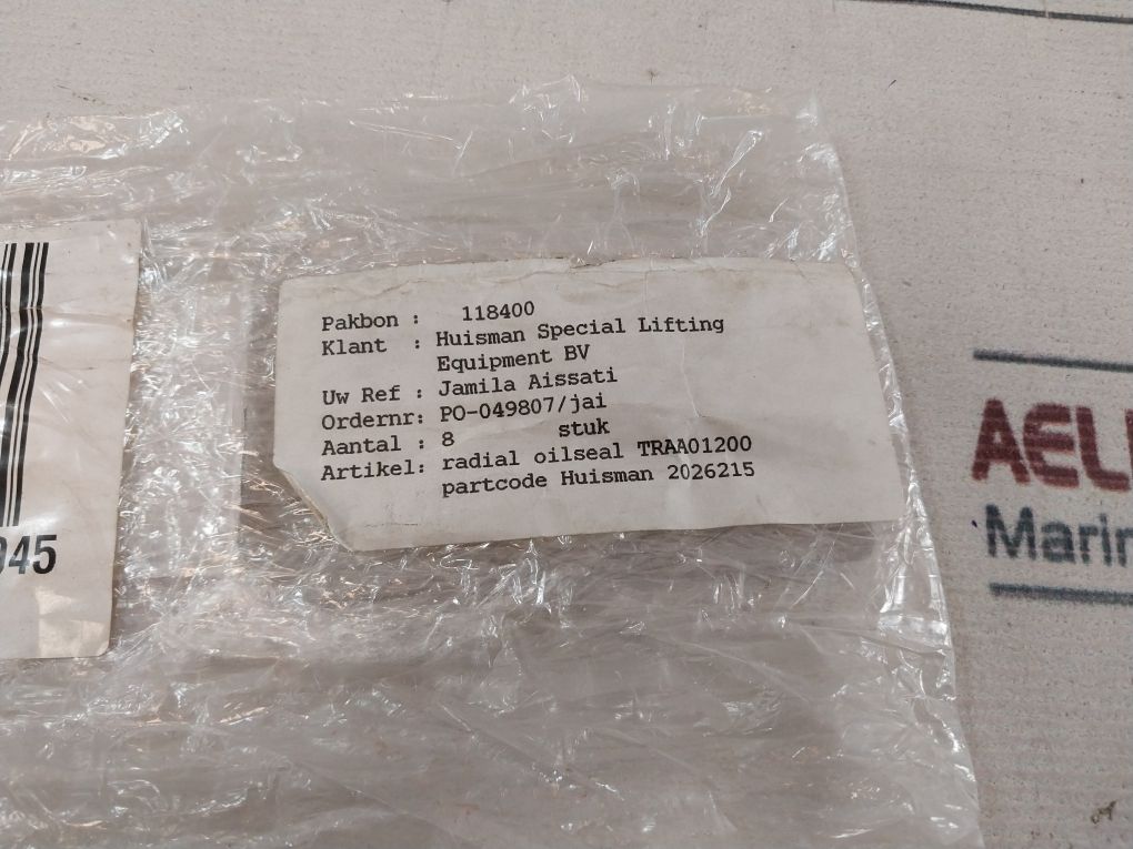 Huisman 2026215 Radial Oil Seal