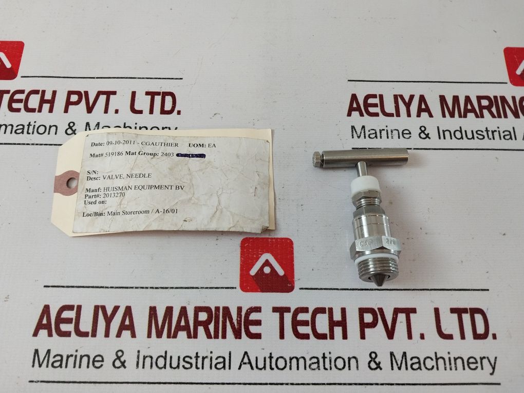 Huisman Cap 271 Valve, Needle
