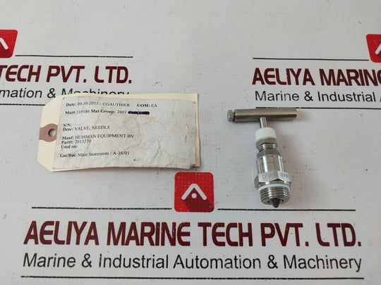 Huisman Cap 271 Valve, Needle
