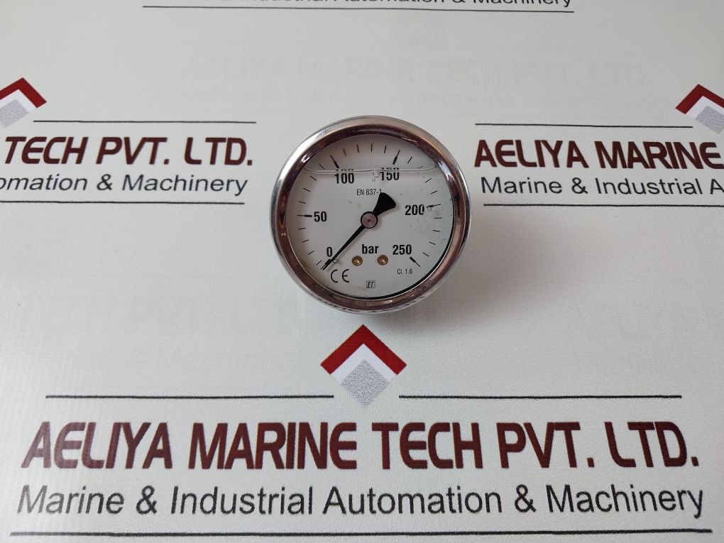Huisman En 837-1 Cl. 1.6 Pressure Gauge 0-250 Bar Free Shipping